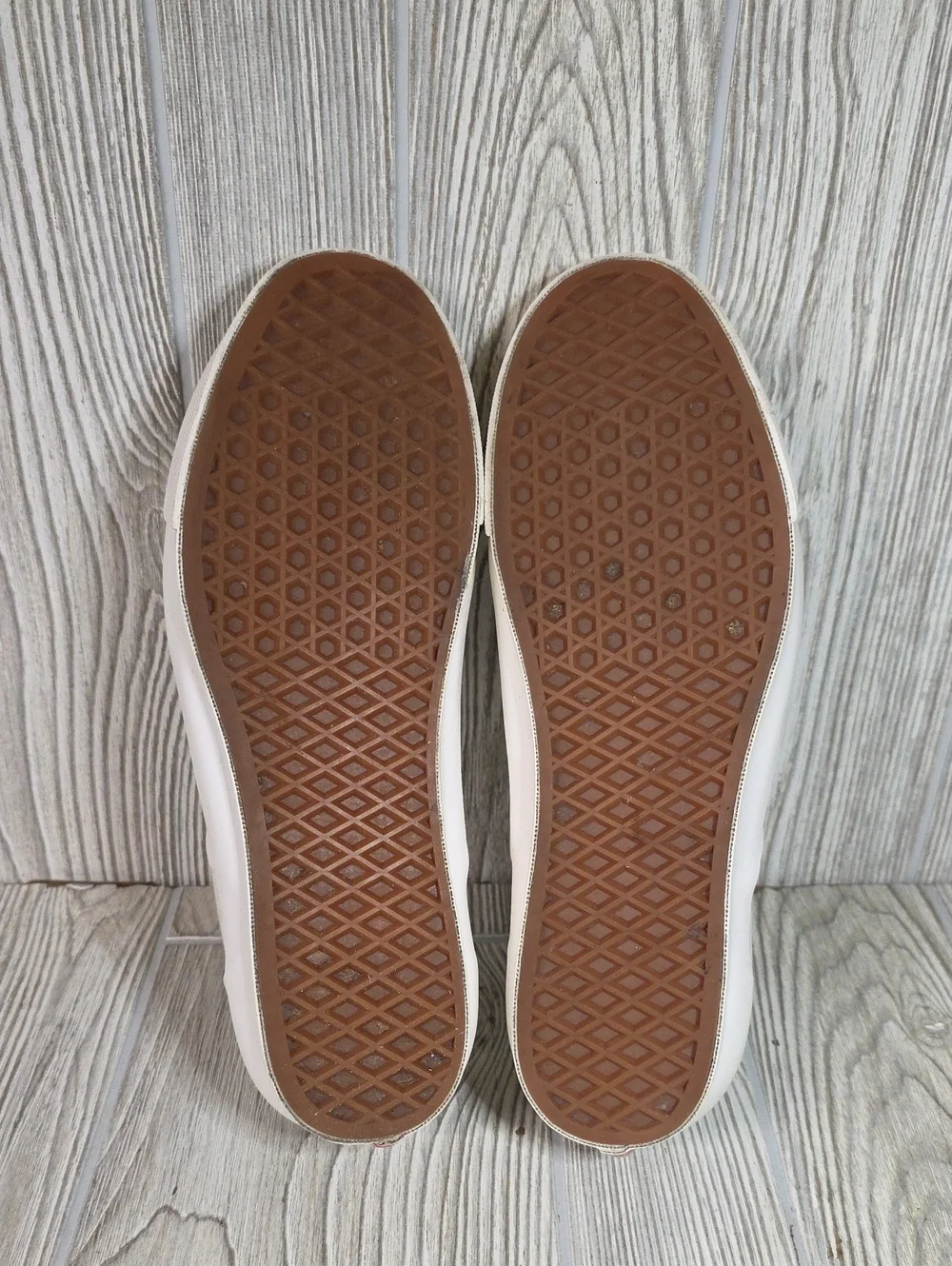 Vans OG Classic Slip On LX Blue White Optical Checkerboard Sneakers Mens Size 10